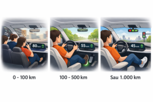 👉 Cảm giác lái VinFast VF5 thay đổi rõ rệt: từ giật khi mới chạy đến sướng khi đã quen phanh tái sinh.